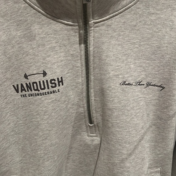 Vanquish Fitness The Unconquerable Quarter Zip Sweater - Picture 2 of 7